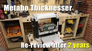 Metabo Thicknesser DH330 ReReview After 2 Years of Use [upl. by Nyvar]