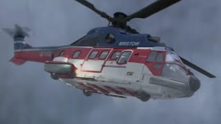 Bristow Helicopters Flight 56C  Landing Animation [upl. by Gaye]