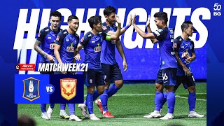 HIGHLIGHTS  BG PATHUM UNITED 71 SUKHOTHAI FC  THAI LEAGUE 202324 MATCHWEEK 21 [upl. by Gottwald]