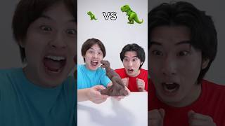 Small Dinosaur Vs Big Dinosaur🦖😲 shorts dinosaur shortsviral shortsfeed [upl. by Ecnaled]