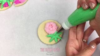 How to frost Mermaid cookies using crusting buttercream WITH RECIPE [upl. by Kcirdorb]