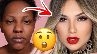 Makeup Transformation Virginia Fonseca 😳🔥 makeup [upl. by Ema]