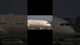 Etihad B787 blasting out of Munich Airport aviation munichairport avgeek aviationspotting [upl. by Nameerf]