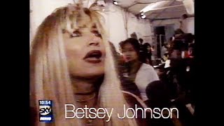 Betsey Johnson AW 1996 Fashion TV Patti Smith Jeanne Beker [upl. by Niret]