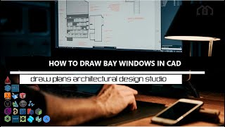 How To DRAW BAY WINDOWS IN CAD  CAD Tutorials Learn CAD How To Use Cad  AutoCAD Turbocad Draw CAD [upl. by Skcirdnek]