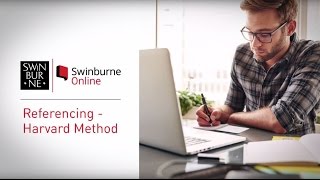 How To Reference  Harvard Style Referencing Guide  Swinburne Online [upl. by Aihsekat324]