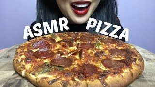 ASMR DELUXE PIZZA EATING SOUNDS Light Whisper  SASASMR [upl. by Westfahl572]