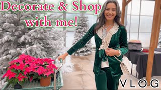 Decorate for Christmas With Me  Holiday Fashion TRY ON HAUL  Shop With Me [upl. by Nordin428]