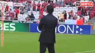 Benfica 3 1 Belenenses Liga Sagres 2008 2009 [upl. by Sirej720]