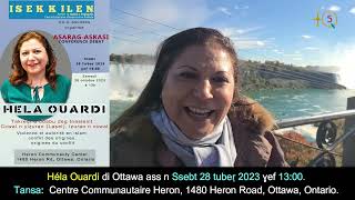 quot Takreḍt d udabu deg tneslemt Ccwal n yiẓuran iẓuran n ccwalquot Ssebt 28 Tuber ɣef 1300 di Ottawa [upl. by Atteuqram]