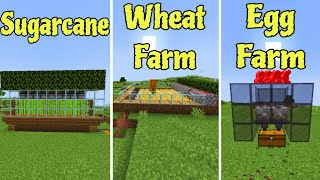 TOP 3 Best Farms Minecraft shorts minecraft viral [upl. by Reta]