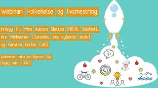 Webinar Tverrfaglighet  folkehelse og livsmestring [upl. by Refynnej]