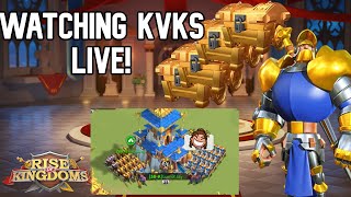 🔴T5 KVK 1 KVK WATCHING🔴RISE OF KINGDOMS🔴LIVE🔴 [upl. by Aihselat314]