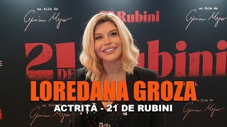 Loredana Groza  filmul 21 de rubini quotSunt extrem extrem de fericită atunci când fac filmquot [upl. by Harim81]