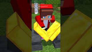 JJ Sister💪  MAIZEN Minecraft Animation shorts [upl. by Kuhlman]