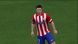 Atlético de Madrid  FC Barcelona FIFA 14  Liga BBVA Día 19  CPU Vs CPU [upl. by Adnauqaj226]