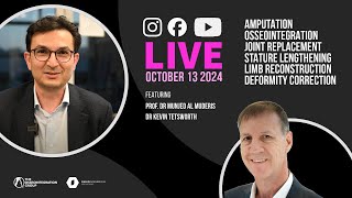 Live 2 Osseointegration amp Limb Recon QampA ft Prof Munjed Al Muderis amp AProf Kevin Tetsworth [upl. by Nuahsak]