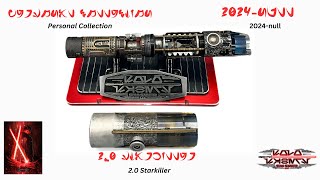 My Personal Collection 20 Starkiller Neopixel Lightsaber with Tierfon Orbital Fancy Boi Chassis [upl. by Adnovad533]