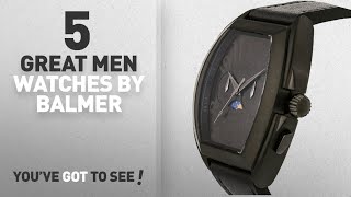 Top 10 Balmer Men Watches  Winter 2018  Balmer Cobra Vaughn Mens Swiss Master Calendar watch [upl. by Neelyak]