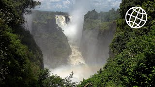 Victoria Falls  MosioaTunya Zambia amp Zimbabwe Amazing Places 4K [upl. by Curr]