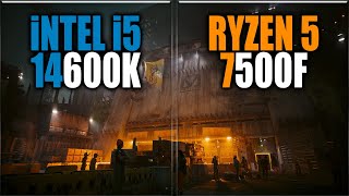 i5 14600K vs 7500F Benchmarks  Tested in 15 Games and Applications [upl. by Oicnedurp]