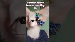 Keep marching Christian Soldier you got this christianfurry antizoo fursuit [upl. by Asilehc]