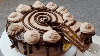 Chocolate Layer Cake sans four gâteau à étage au chocolat [upl. by Navanod720]