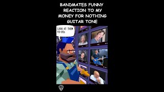 Rockhouse  Money For Nothing Bandmates Funny Reaction 🤣 shorts direstraits rockhouse [upl. by Ayadahs]