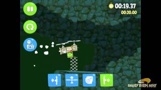 Bad Piggies Road Hogs Level R2 Walkthrough 3 Star [upl. by Refinneg]