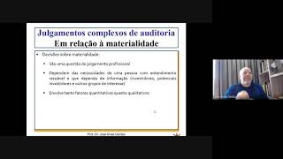 Julgamentos complexos de auditoria em relação à materialidade [upl. by Enyal]