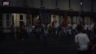 Gilford Young Conquerors Flute Band  Blackskull Orange amp Blues FB 50th Ann Parade 2024 [upl. by Billi132]