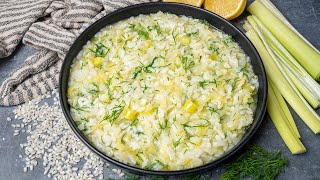 Prasorizo Greek Leeks with Rice [upl. by Annasor]