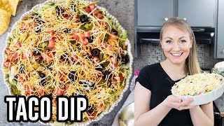 How to Make Taco Dip [upl. by Rakabuba]