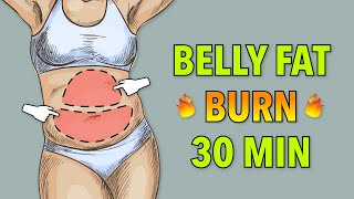 30MINUTE BELLY FAT BURN – LOWER BELLY AND UPPER BELLY WORKOUT [upl. by Novar]