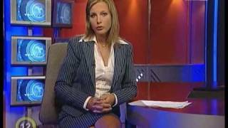 Beautiful news reporter Andrea Várkonyi [upl. by Aserehtairam]