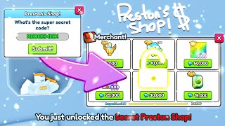 DO NOW 🎆🥳 HOW TO UNLOCK PRESTONS SECRET SHOP in Pet Simulator 99 [upl. by Aissyla]