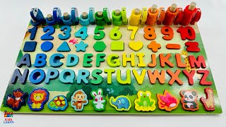 Numbers Colors amp Shapes for Children with Toy Learning  Educational Games for Toddlers preschool [upl. by Soll710]