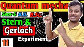 11  Stern Gerlach Experiment in Bengali  Existence of Spin of an Electron [upl. by Ahsiekat]