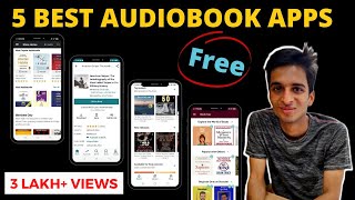 5 Best Audiobook Apps for android and IOS  Audiobook free and paid  Ronak Shah [upl. by Brockie]