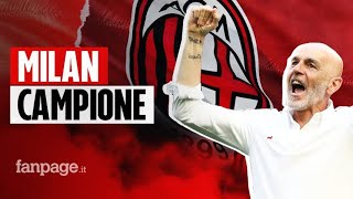 Milan campione d’Italia Il 19º Scudetto arriva all’ultima giornata Inter beffata [upl. by Natala]