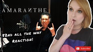 AMARANTHE  82nd All The Way OFFICIAL MUSIC VIDEO  REACTION [upl. by Shorter]