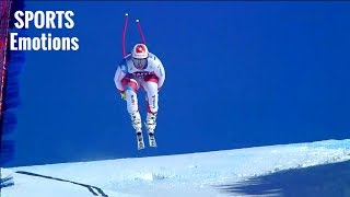 MYTHIQUE La descente de Ski du Lauberhorn à Wengen avec Beat Feuz [upl. by Enelrak]