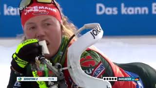 Biathlon  quotAntholz 2019quot  Verfolgung Damen  Pursuit Women [upl. by Rednaxela]