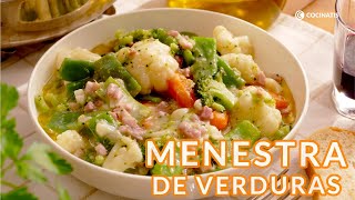 MENESTRA de VERDURAS  La receta saludable tradicional y económica POR EXCELENCIA  Cocinatis [upl. by Eelarac]