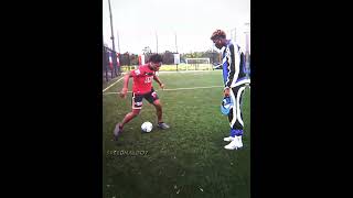 iShowSpeed Shows Paul Pogba His Skills 😂 [upl. by Annala552]