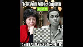 The 1993 Women World Chess Championship Game 611  Xie Jun vs Nana Ioseliani 7 1 3 [upl. by Alyhs]