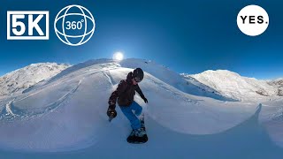 Ski French Alps  Val Thorens OffPiste in Virtual Reality [upl. by Pollack]