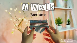 A Walk 산책  Baek Yerin Kalimba Cover with Tabs [upl. by Reimer220]