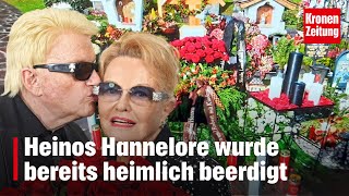 Heinos Hannelore wurde bereits heimlich beerdigt  kronetv NEWS [upl. by Diraf]