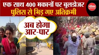 Jalore Odwara Live  एक साथ 400 मकानों पर बुलडोजर  पुलिस से भिड़ गए अतिक्रमी  Jalore News  Odwada [upl. by Ramuk]